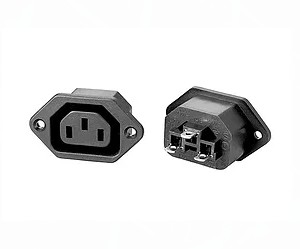 White Or Black PC Wall Argentina Electrical Sockets 3 Poles Female Round Single Power Outlet 10A 250V Grounded 2500W