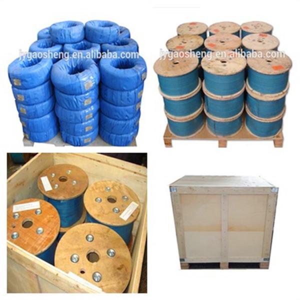 Cable de acero galvanizado por inmersión en caliente de 12 mm de diámetro 7x19 para teleférico