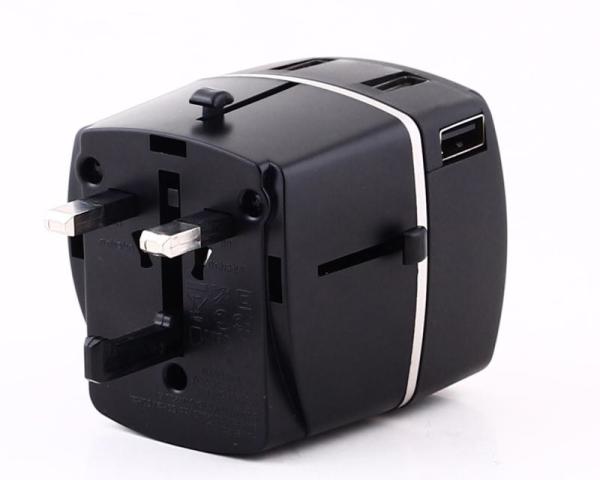 Phone Four Port Fast USB Wall Charger With Conversion Plugs