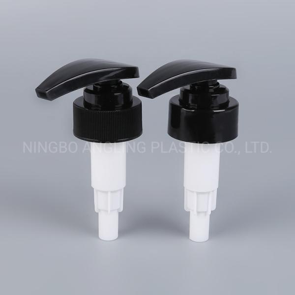 33/410 Lotion Ribbed Closure with Tube in Black Pump Customization Customized Request