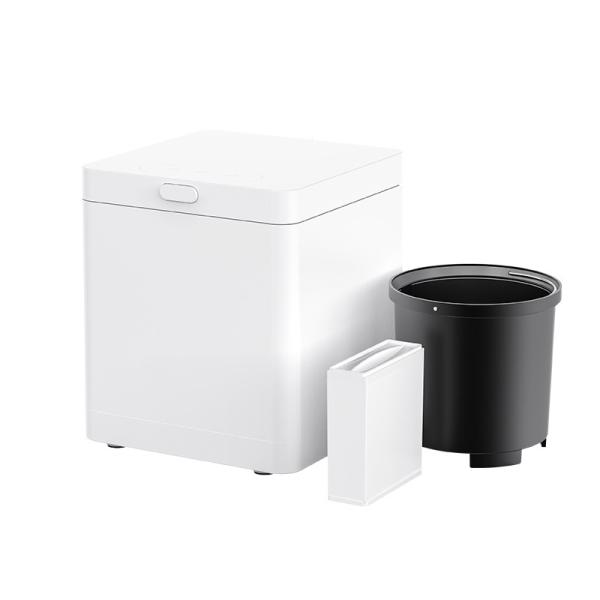 AI 2,5 litres Machine de compostage des déchets intelligents Cuisine sans odeur Dispositif de déchets 42dB Fonctionnement à faible bruit Appareils de cuisine