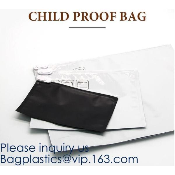 ASTM APPROVED CHILD-REISISTANT POUCH BAGS,Travel Discreet Containers Odor Blocking Resealable Storage Smell Proof Bag Wi