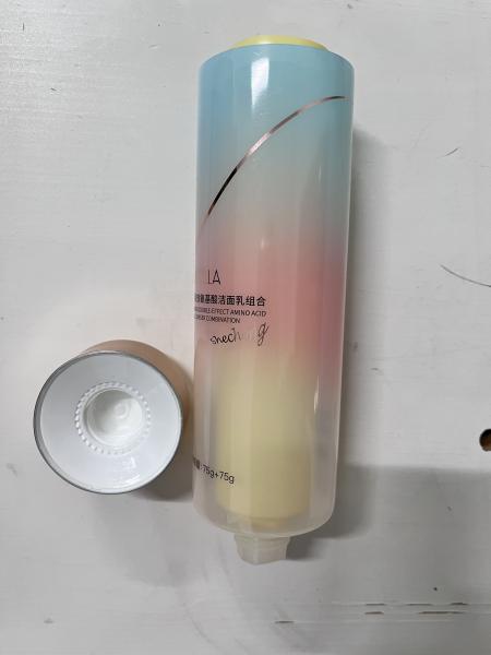 130ml - 250ml Cosmetic Tube Packaging Customized Empty Cosmetic Tubes With Golden Screw Cap
