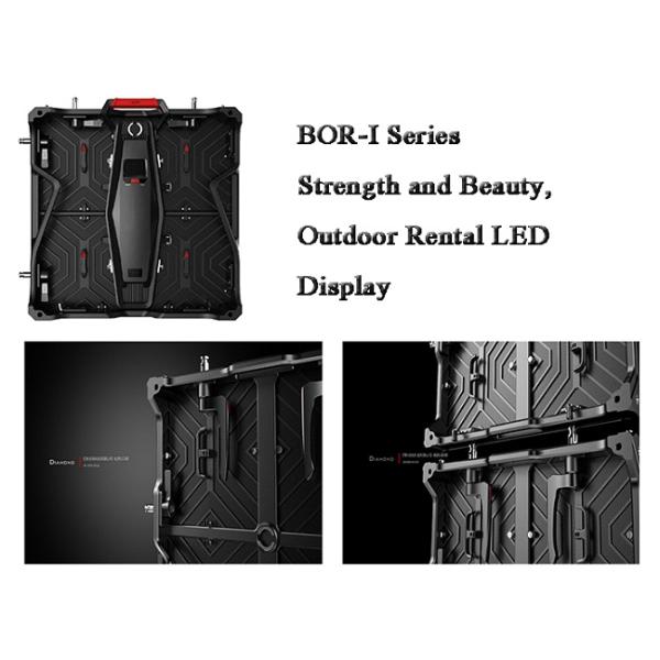 Lightweight Outdoor Rental LED Display Screen High Brightness Video Wall For Stage