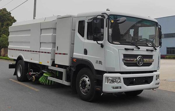 Pure Electric Road Sweeping Vacuum Automatic Dumping Floor Sweeper Truck for Road Floor Maintenance