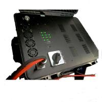 jammer portátil exterior impermeável militar do zangão do UAV do sinal do RF GPS WIFI da proteção do VIP 600W