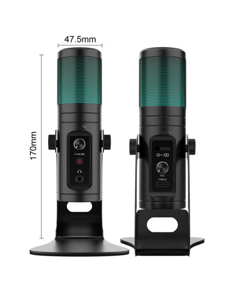 14mm Capsule USB Recording Microphone For Laptop Plaug And Play