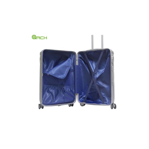 20 inch ABS PC hard sided suitcase with Double Spinner Wheels