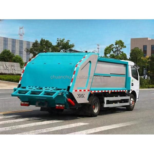 Dongfeng Compression Pure Electric Truck For Garbage Collection Eco Friendly