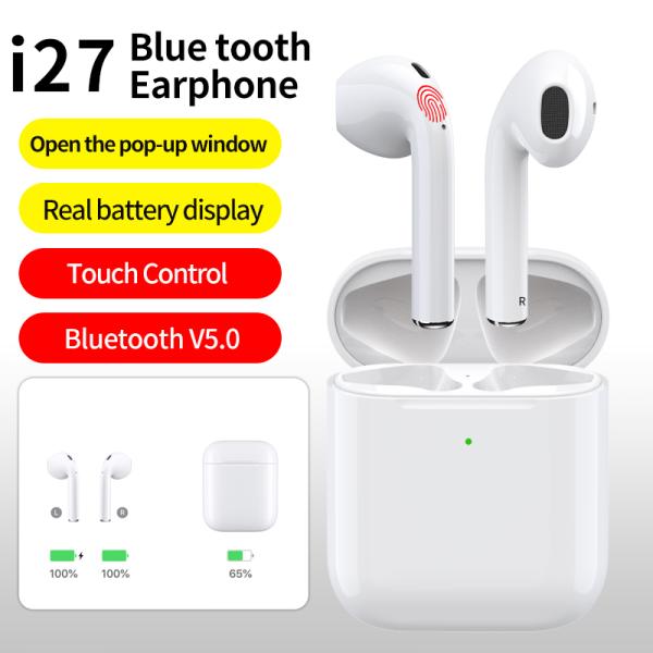 inpods i27 наушников tws Амазонки airpods яблока горячие продавая проветривают Pro 4 abs earbuds 1:1 воздуха первоначальных беспроводных inear