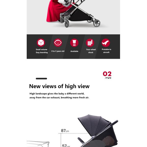 High Landscape Baby Sport Stroller