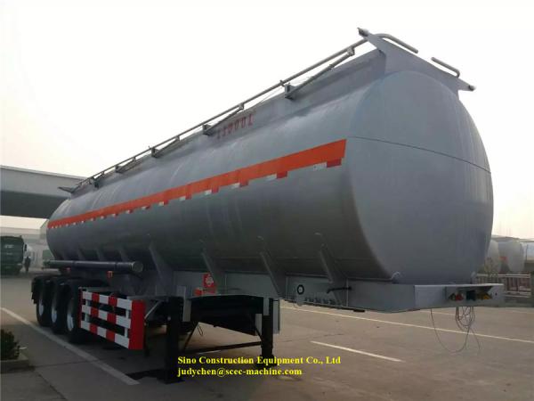 semi dos reboques 40000L do depósito de gasolina reboque resistente semi para o diesel e o óleo