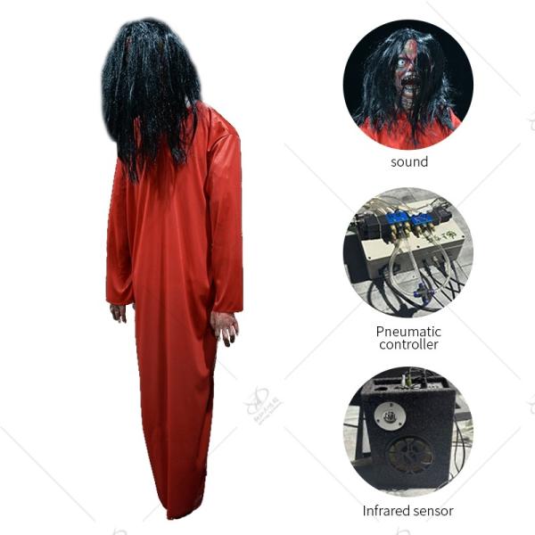 Haunted House Halloween Props With Infrared Sensor Remote Control