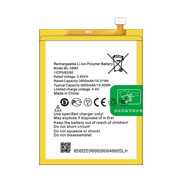 Двойная защита IC 4000mAh BL-39MX S5 Pro батарея для мобильного телефона Infinix X660