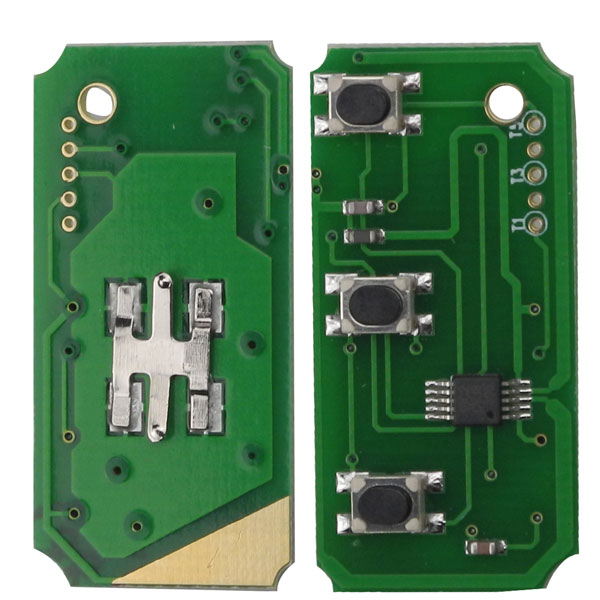 3 Buttons 433 mhz ID60/4D60 Chip Folding Flip Fob Remote Car Key For Ford Focus Mondeo Fiesta