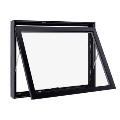 Janela de toldo comercial de alumínio com padrão de abertura horizontal Tecnologia de personalização