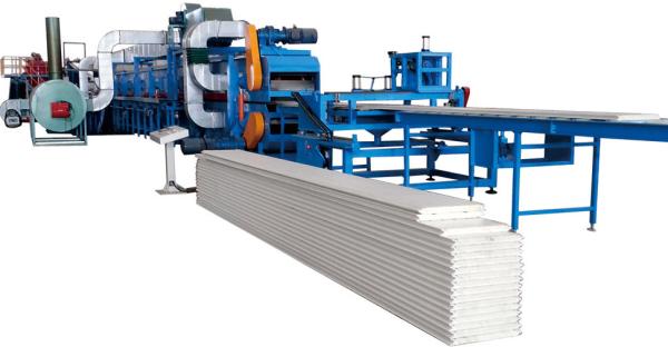 18.5Kw Polyurethane Sandwich Panel Line Continuous Full Configuration40.0mm-250mm 300.0-800C
