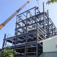 Corte alto pré-fabricado de Oxyfuel do plasma do metal da armação de aço do projeto imobiliário da elevação