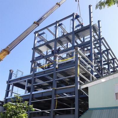 Corte alto pré-fabricado de Oxyfuel do plasma do metal da armação de aço do projeto imobiliário da elevação