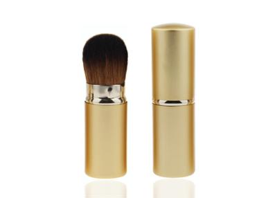 Oral Golden Beauty Blender Loose Powder Makeup Brush / Retractable Blusher Brush