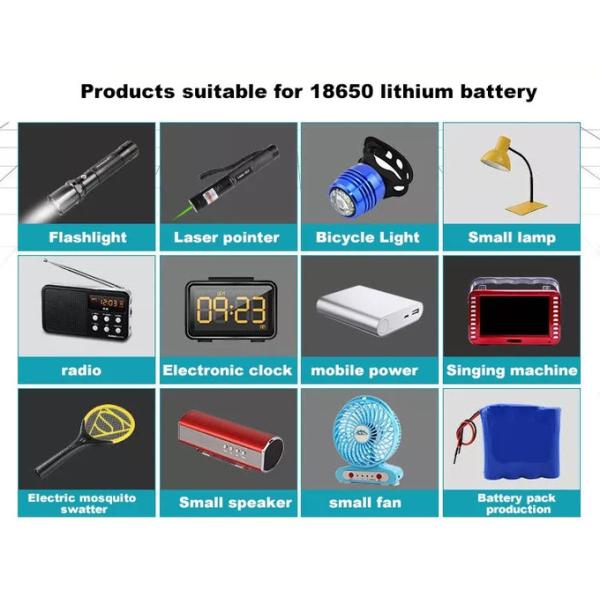 Тариф разрядки перезаряжаемые литий-ионного аккумулятора 2200mAh FCC 18650 высокий