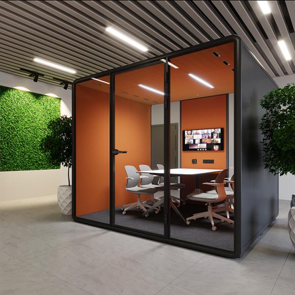 Acoustic Quiet Soundproof Office Phone Booth Room Indoor Big Size Recording Studio Booth Office Pod Soundproof for Work