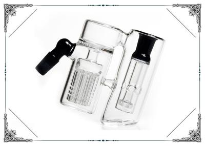 Glass Ashcatchers Showerhead With 6 Tree Arms Percs Black Ash Catcher
