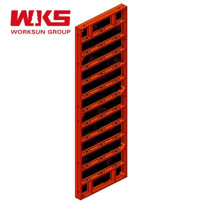 Red Aluminum Frame Formwork Lightweight Commercial Formwork For High Rise
