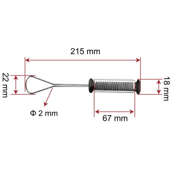 FTTH нержавеющая сталь плоский кабельный зажим и проволочный зажим