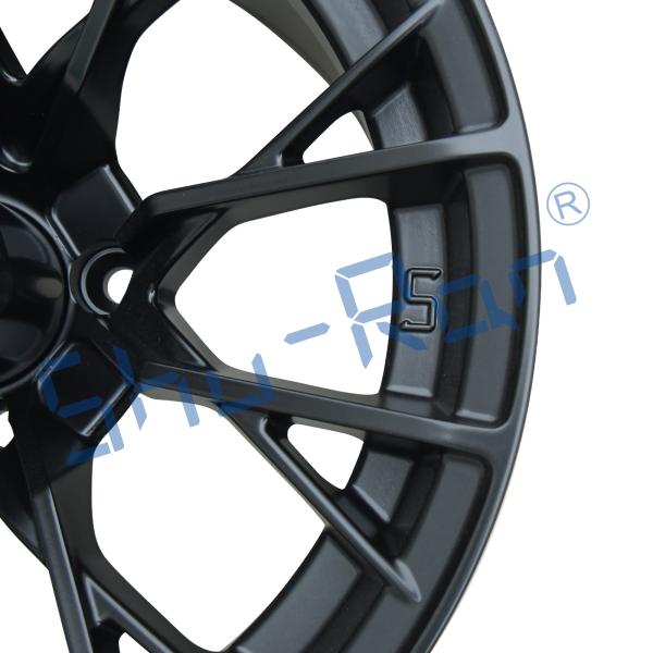 Shuran New 14'' Rims Matte Black Aluminum Golf Cart Wheel 14x7 Universal 4 Bolt Pattern