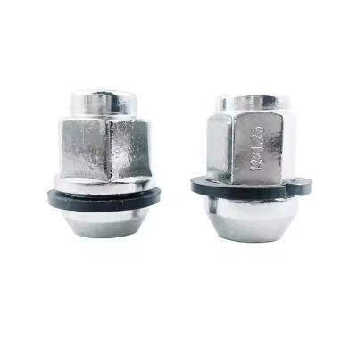 M12x1.25 écrousse à roue hexagonale avec espaceur chrome
