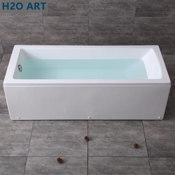 Removeable Skirt Legs Freestanding Panel Bathtub with Drainage Accessories at Best