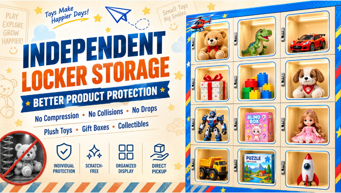 35-Locker Smart Souvenir Vending Machine for Theme Parks, Museums & Tourist Attractions