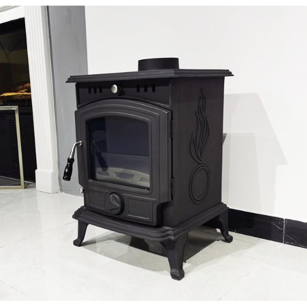 Cast Iron Fireplace, Small Real Fire, Wood Burning For Heating, American Independent Villa, Home Stay, Wood Burning