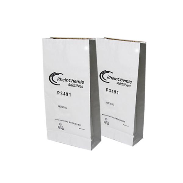 Бумажные мешки m Kraft большой емкости сложили 1-3 нагрузку слоев 20kg нося сумку