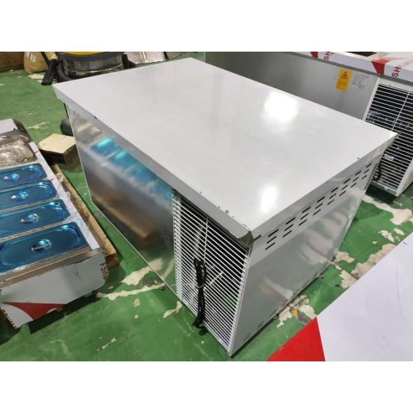 1.2M Commercial sous-sol réfrigérateur réfrigérateur bureau pour la cuisine Guangzhou usine table de travail en acier inoxydable