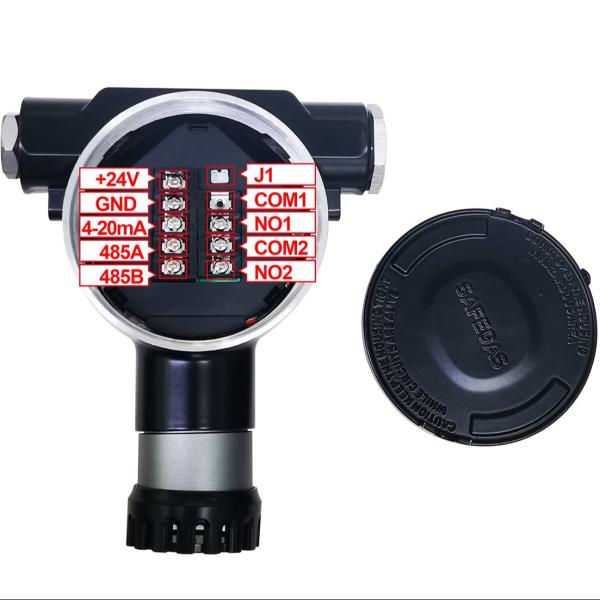 Flammable Gas Detector Fixed 0-100%LEL Gas Monitor Leak IECEX ATEX Certified Alarm Type Light Sound Vibration