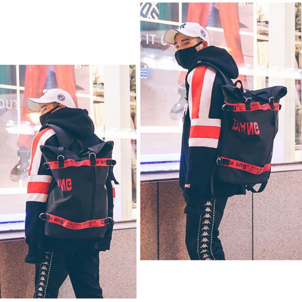 Backpack female Korean version of tide 2018 new stylish men's fashion large-capacity travel campus bag backpack