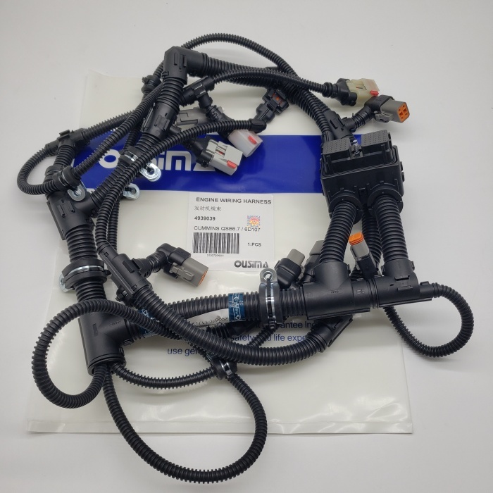 High Quality Excavator Wiring Harness for QSB6.7 6D107 HL740-7A HL740-9 Angle Wiring Harness