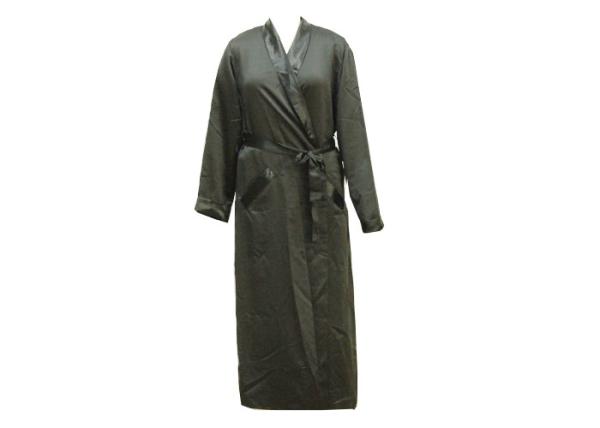 Full / Floor Length Satin Nightgowns Plus Size , Luxury Hot Ladies Nightwear For Honeymoon
