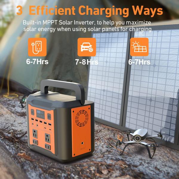 fonte portátil de acampamento portátil dos poderes de emergência 300W das centrais elétricas 220V