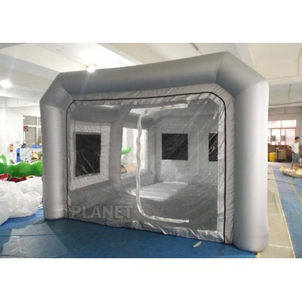 Outdoor Professional Inflatable Car Paint Booth 210 D Reinforced Oxford