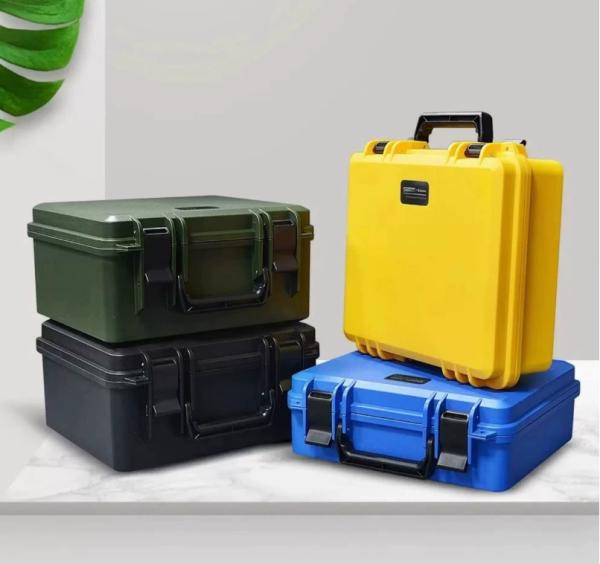 Customizable Logo Portable Plastic Tool Box with 276*304*137mm External Size and 260*260*105mm Internal Size for Household Storage