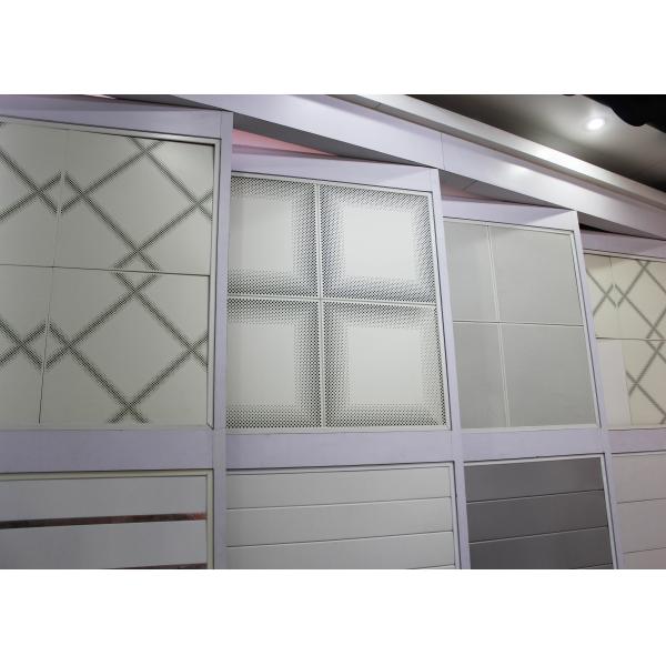 600 x 600 Fireproof Acoustic Aluminum Perforated Ceiling Panel for Building Ceiling Wall Decoration