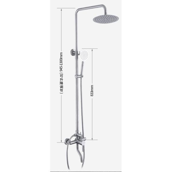 Bestseller Metal Silver Square Built In Wall Concealed Mount Mixer Rain Shower Head And Hand Held Shower Faucet Set