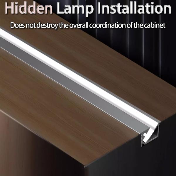 COB LED Light Strip with Dual-Color Temperature Adjustment Tri-Color Stepless Dimming and 24V Low-Voltage Power Supply