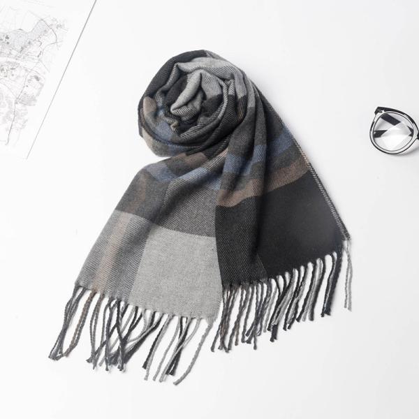 Unique Patterned Winter Flight Scarf for Adults Customizable Polyester/Cotton Blend