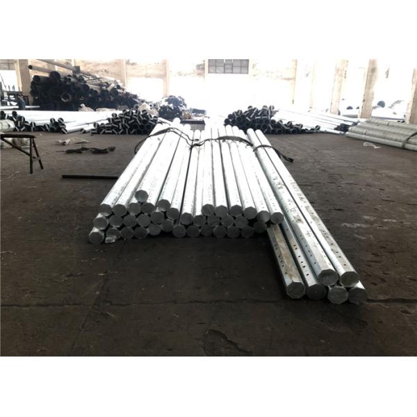 220KV Q355 40-60FT Octagonal Steel Pole Electrical Power Pole Steel Tubular Poles