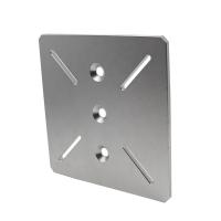 ISO9001 que pule con chorro de arena tolerancia de aluminio anodizada de la pletina 0.01m m