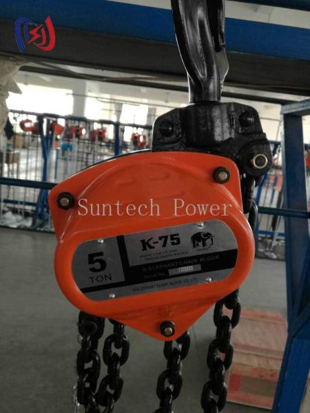 Heavy Duty Manual Chain Hoist For Power Line Construction And Maintenance